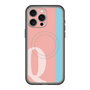 スリムプロテクションプレミアムケース with MagSafe［ オリジナル - initial color line - Q pink ］