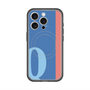 スリムプロテクションプレミアムケース with MagSafe［ オリジナル - initial color line - Q blue ］