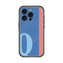 スリムプロテクションプレミアムケース with MagSafe［ オリジナル - initial color line - Q blue ］