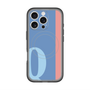 スリムプロテクションプレミアムケース with MagSafe［ オリジナル - initial color line - Q blue ］