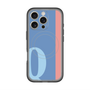 スリムプロテクションプレミアムケース with MagSafe［ オリジナル - initial color line - Q blue ］