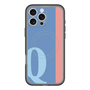 スリムプロテクションプレミアムケース with MagSafe［ オリジナル - initial color line - Q blue ］