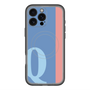 スリムプロテクションプレミアムケース with MagSafe［ オリジナル - initial color line - Q blue ］