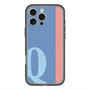 スリムプロテクションプレミアムケース with MagSafe［ オリジナル - initial color line - Q blue ］