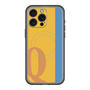 スリムプロテクションプレミアムケース with MagSafe［ オリジナル - initial color line - Q orange ］