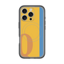 スリムプロテクションプレミアムケース with MagSafe［ オリジナル - initial color line - Q orange ］
