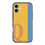 スリムプロテクションプレミアムケース with MagSafe［ オリジナル - initial color line - Q orange ］