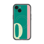 スリムプロテクションプレミアムケース with MagSafe［ オリジナル - initial color line - Q green ］
