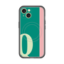 スリムプロテクションプレミアムケース with MagSafe［ オリジナル - initial color line - Q green ］