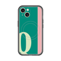 スリムプロテクションプレミアムケース with MagSafe［ オリジナル - initial color line - Q green ］