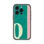 スリムプロテクションプレミアムケース with MagSafe［ オリジナル - initial color line - Q green ］