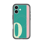 スリムプロテクションプレミアムケース with MagSafe［ オリジナル - initial color line - Q green ］