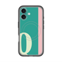 スリムプロテクションプレミアムケース with MagSafe［ オリジナル - initial color line - Q green ］