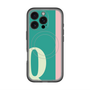 スリムプロテクションプレミアムケース with MagSafe［ オリジナル - initial color line - Q green ］