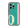 スリムプロテクションプレミアムケース with MagSafe［ オリジナル - initial color line - Q green ］