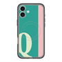 スリムプロテクションプレミアムケース with MagSafe［ オリジナル - initial color line - Q green ］
