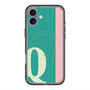 スリムプロテクションプレミアムケース with MagSafe［ オリジナル - initial color line - Q green ］