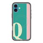 スリムプロテクションプレミアムケース with MagSafe［ オリジナル - initial color line - Q green ］