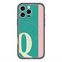 スリムプロテクションプレミアムケース with MagSafe［ オリジナル - initial color line - Q green ］