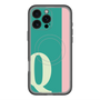 スリムプロテクションプレミアムケース with MagSafe［ オリジナル - initial color line - Q green ］
