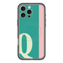 スリムプロテクションプレミアムケース with MagSafe［ オリジナル - initial color line - Q green ］