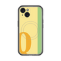 スリムプロテクションプレミアムケース with MagSafe［ オリジナル - initial color line - Q yellow ］