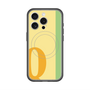 スリムプロテクションプレミアムケース with MagSafe［ オリジナル - initial color line - Q yellow ］