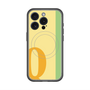 スリムプロテクションプレミアムケース with MagSafe［ オリジナル - initial color line - Q yellow ］