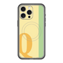 スリムプロテクションプレミアムケース with MagSafe［ オリジナル - initial color line - Q yellow ］