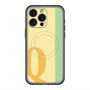 スリムプロテクションプレミアムケース with MagSafe［ オリジナル - initial color line - Q yellow ］