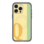 スリムプロテクションプレミアムケース with MagSafe［ オリジナル - initial color line - Q yellow ］