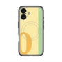 スリムプロテクションプレミアムケース with MagSafe［ オリジナル - initial color line - Q yellow ］