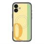 スリムプロテクションプレミアムケース with MagSafe［ オリジナル - initial color line - Q yellow ］