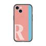 スリムプロテクションプレミアムケース with MagSafe［ オリジナル - initial color line - R pink ］