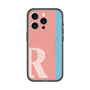 スリムプロテクションプレミアムケース with MagSafe［ オリジナル - initial color line - R pink ］