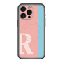 スリムプロテクションプレミアムケース with MagSafe［ オリジナル - initial color line - R pink ］