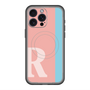 スリムプロテクションプレミアムケース with MagSafe［ オリジナル - initial color line - R pink ］