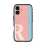 スリムプロテクションプレミアムケース with MagSafe［ オリジナル - initial color line - R pink ］