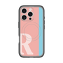 スリムプロテクションプレミアムケース with MagSafe［ オリジナル - initial color line - R pink ］