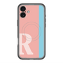スリムプロテクションプレミアムケース with MagSafe［ オリジナル - initial color line - R pink ］