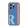 スリムプロテクションプレミアムケース with MagSafe［ オリジナル - initial color line - R blue ］