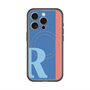 スリムプロテクションプレミアムケース with MagSafe［ オリジナル - initial color line - R blue ］