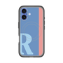 スリムプロテクションプレミアムケース with MagSafe［ オリジナル - initial color line - R blue ］