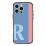 スリムプロテクションプレミアムケース with MagSafe［ オリジナル - initial color line - R blue ］