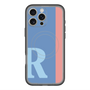 スリムプロテクションプレミアムケース with MagSafe［ オリジナル - initial color line - R blue ］
