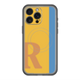 スリムプロテクションプレミアムケース with MagSafe［ オリジナル - initial color line - R orange ］