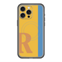 スリムプロテクションプレミアムケース with MagSafe［ オリジナル - initial color line - R orange ］