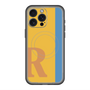 スリムプロテクションプレミアムケース with MagSafe［ オリジナル - initial color line - R orange ］