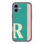 スリムプロテクションプレミアムケース with MagSafe［ オリジナル - initial color line - R green ］
