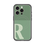 スリムプロテクションプレミアムケース with MagSafe［ オリジナル - initial two tone - R green ］